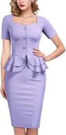 aisize vintage sweetheart ruffles peplum women's clothing in dresses logo