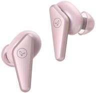 libratone track air true wireless earbuds - stylish design, great sound, excellent noise isolation, sweat-resistant for workout, ultralight & compact, long battery life - pink logo