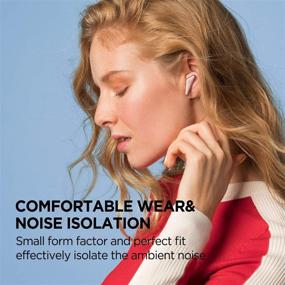 img 1 attached to Libratone Track Air True Wireless Earbuds - Stylish Design, Great Sound, Excellent Noise Isolation, Sweat-Resistant for Workout, Ultralight & Compact, Long Battery Life - Pink