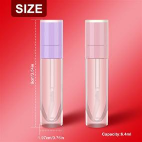 img 2 attached to 💄 RONRONS Lipgloss Transparent Containers: A Perfect Gift for Your Daughter