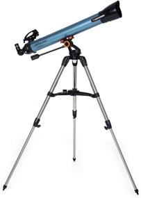 img 1 attached to 🔭 Celestron Inspire 80AZ Refractor Telescope with Smartphone Adapter - Blue (22402)