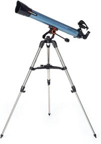 img 2 attached to 🔭 Celestron Inspire 80AZ Refractor Telescope with Smartphone Adapter - Blue (22402)