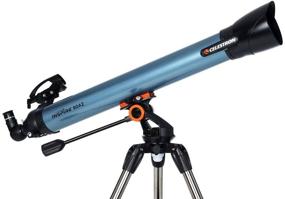 img 3 attached to 🔭 Celestron Inspire 80AZ Refractor Telescope with Smartphone Adapter - Blue (22402)