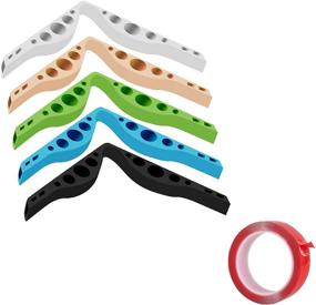 img 4 attached to 👃 5pcs Anti-Fog Silicone Nose Bridge Bracket: Reusable, Washable 3D Face Holder
