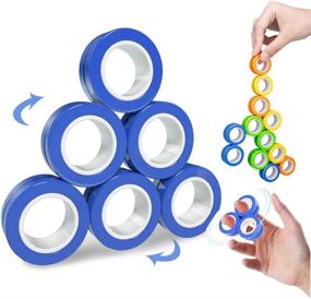 img 4 attached to 🌀 Magnetic Spinners for Anxiety Relief and Stress Reduction - VCOSTORE