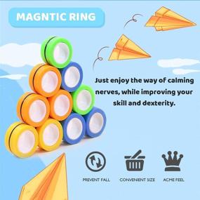 img 3 attached to 🌀 Magnetic Spinners for Anxiety Relief and Stress Reduction - VCOSTORE