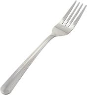 🍴 winco 12-piece dominion heavy weight dinner fork set - premium 18-0 stainless steel, elegant silver finish | 4.5"l x 0.63"w | classic quality for formal dining logo