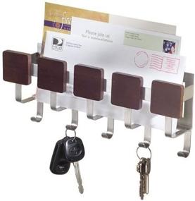 img 2 attached to 📬 Espresso Formbu Wall Mount Key and Mail Rack by InterDesign - Model 94271