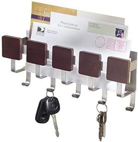 img 1 attached to 📬 Espresso Formbu Wall Mount Key and Mail Rack by InterDesign - Model 94271