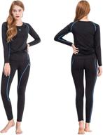 🔥 stay cozy with fitextreme women's maxheat fleece lined performance long johns thermal underwear logo