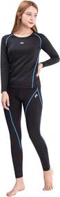 img 3 attached to 🔥 Stay Cozy with FITEXTREME Women's MAXHEAT Fleece Lined Performance Long Johns Thermal Underwear