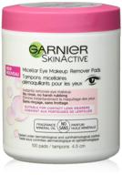garnier micellar eye makeup remover pads: effective facial treatment pads, 100 count logo