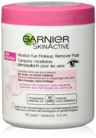 img 4 attached to Garnier Micellar Eye Makeup Remover Pads: Effective Facial Treatment Pads, 100 Count
