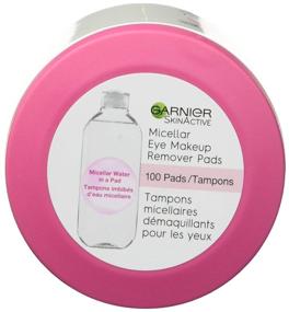 img 2 attached to Garnier Micellar Eye Makeup Remover Pads: Effective Facial Treatment Pads, 100 Count