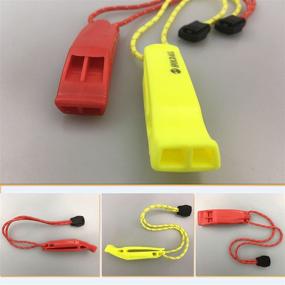 img 2 attached to 🚣 HOLDALL Emergency Safety Whistle with Lanyard - Powerful Pea-Less Whistles for Enhanced Boating, Kayaking, Life Vest Survival, and Rescue Signaling.