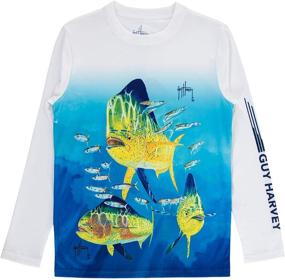 img 4 attached to Guy Harvey Stingray Protection Microship Boys' Clothing for Swim