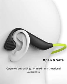 img 3 attached to 🎧 Nofa T01 Open-Ear Wireless Stereo Bluetooth Headset for Sport Fitness: Enhance Safety, Connection, and Situational Awareness"