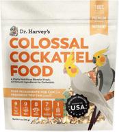 nutrient-rich dr. harvey's colossal cockatiel food: elevate your cockatiel's health naturally logo