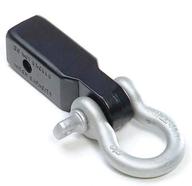 🔗 universal d-ring shackle kit for 2" receiver by rampage products in black - enhance seo logo