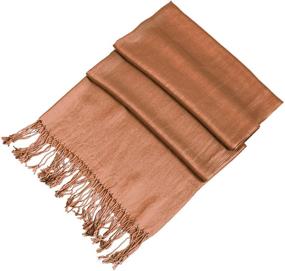 img 3 attached to Sakkas Large Pashmina Colors Chocolate Women's Accessories