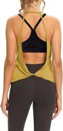 💃 stylish mippo open back tank tops: sexy high neck halter camis for women's workout логотип