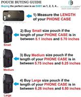 📱 high-quality military grade cell phone carrier holster - men's cell phone belt holder for iphone 11 pro max, iphone 6 plus, 7 plus, 8 plus - durable belt clip phone pouch with belt loop - compatible with otterbox cases or thick covers logo