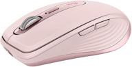 💖 logitech mx anywhere 3 rose: wireless compact mouse for comfort, fast scrolling, and customizability logo