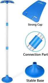 img 2 attached to 🛥️ iCOVER Boat Cover Support Pole System - Prevent Sagging with Height Adjustable Aluminum Telescoping Pole and Webbing Strap
