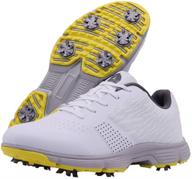 🏌️ zakey pro waterproof golf shoes for men with spikes, golf sneakers for outdoor activities, anti-slip walking footwear logo