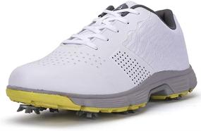 img 3 attached to 🏌️ Zakey Pro Waterproof Golf Shoes for Men with Spikes, Golf Sneakers for Outdoor Activities, Anti-Slip Walking Footwear