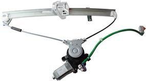 img 3 attached to 🔌 TYC 660056: Premium Replacement Power Window Regulator Assembly with Motor for HONDA Fit - Front Driver Side