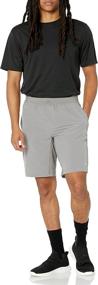 img 1 attached to 🏋️ Amazon Essentials Men's 9" Inseam Woven Stretch Training Short - Perfect for Active Men's Workouts