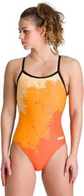 img 4 attached to ARENA Spraypaint MaxLife Swimsuit Purple Sports & Fitness for Water Sports