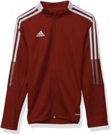 👕 sporty style for boys: adidas tiro 21 track jacket - perfect clothing choice logo