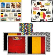 📸 belgium sightseeing themed paper and stickers scrapbook kit by scrapbook customs logo