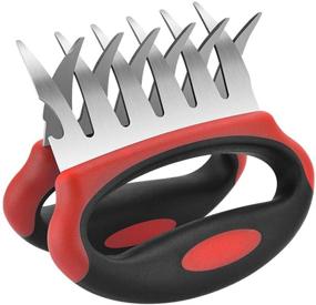 img 4 attached to 🐻 SCN Bear Claws Meat Shredder - Stainless Steel BBQ Fork Set for Pork Turkey Beef Shredding, Pulling, and Lifting with Insulated Handle - Set of 2 Barbecue Grilling Tools