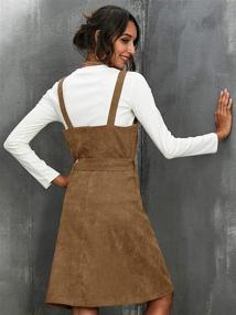 img 3 attached to Milumia Corduroy Sleeveless Pinafore Overall