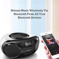🎵 portable philips hi-fi music system: cd/mp3 player, mega bass stereo speaker, usb input, fm radio & compact design logo