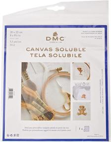 img 1 attached to 🧵 DMC DC90 White Water Soluble Cross Stitch Canvas, 8-1/2-Inch square