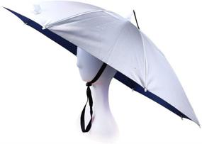 img 4 attached to ☂️ JANGANNSA Umbrella Adjustable Multifunction Headwear: Versatile Protection for All Weather Conditions