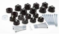 🔧 enhance performance and durability with daystar kf04060bk body mount bushing kit, black - perfect oe replacement solution logo