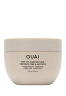 💆 ouai treatment masque: deeply moisturizing hair repair & restore for soft, smooth, strong hair – paraben & phthalate-free (8 fl oz) (new - fine/medium) logo