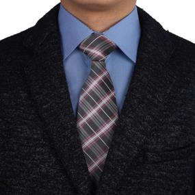 img 4 attached to 👔 Stylish Checkered Microfiber Neckties for Boys - EAGC0060 from Epoint