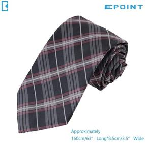 img 3 attached to 👔 Stylish Checkered Microfiber Neckties for Boys - EAGC0060 from Epoint