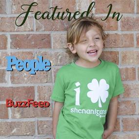 img 1 attached to 🍀 Fayfaire Toddler St Patricks Day Shirt: Stylish & Cute Shamrock Shenanigans 2T-4T