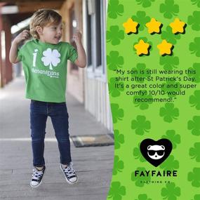 img 2 attached to 🍀 Fayfaire Toddler St Patricks Day Shirt: Stylish & Cute Shamrock Shenanigans 2T-4T