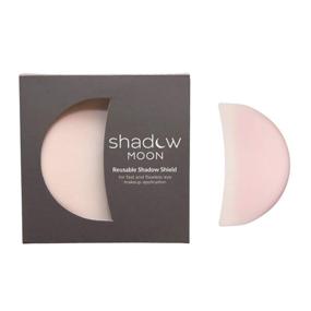 img 4 attached to 👁️ ShadowMoon - Reusable Eye Makeup Shield and Silicone Under Eye Cooling Pad for Puffy Eyes and Flawless Makeup Application. Eco-Friendly Alternative to Disposable Shadow Shields and Eye Makeup Protector, 1 Pc in Pretty Pink Shade