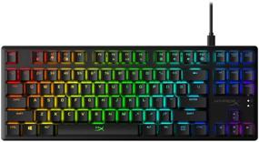 img 4 attached to 💡 HyperX Alloy Origins Core - Tenkeyless Mechanical Gaming Keyboard: Software Controlled Light & Macro Customization, Compact Form Factor, RGB LED Backlit & Clicky HyperX Blue Switch