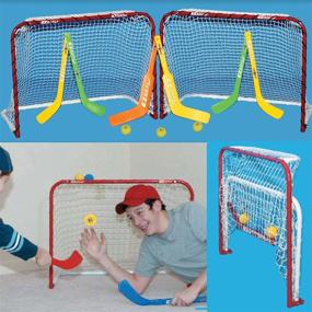 img 3 attached to Red/White EZGoal Double Mini Folding Goal