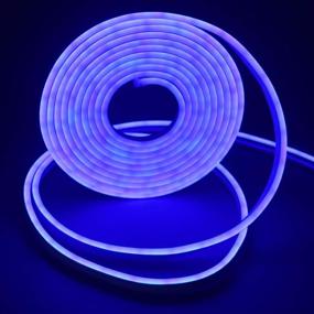 img 1 attached to 🔵 Rextin 16.4ft Dimmable Blue LED Light Strip: Ideal for Indoor & Outdoor Sign Letters, Kitchens, Clubs, Shopping Malls, and Holiday Events